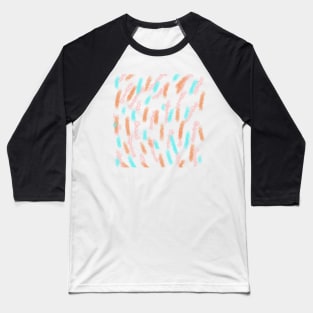 Colorful watercolor abstract texture art Baseball T-Shirt